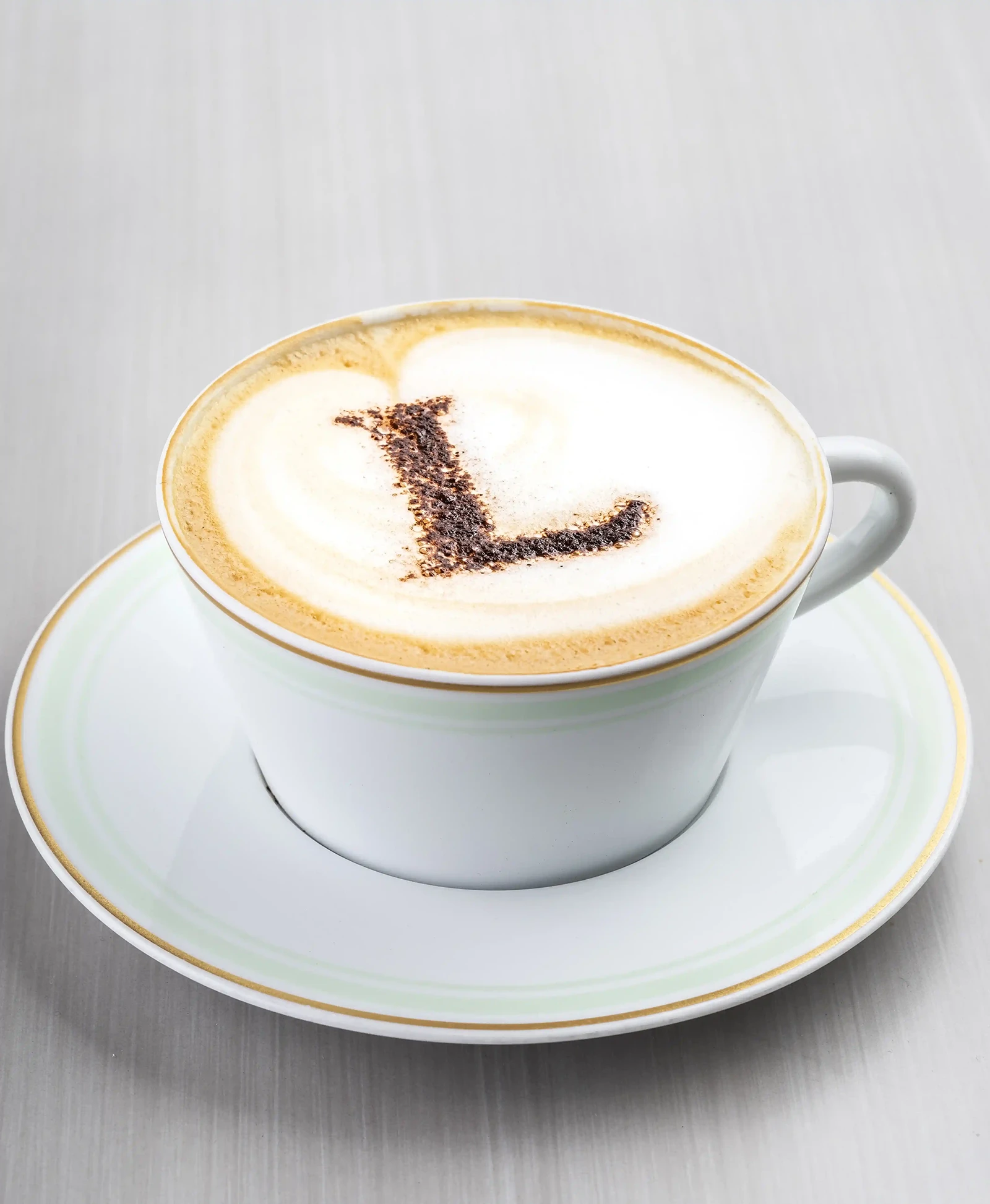 Cappuccino - beautifully plated and ready to enjoy