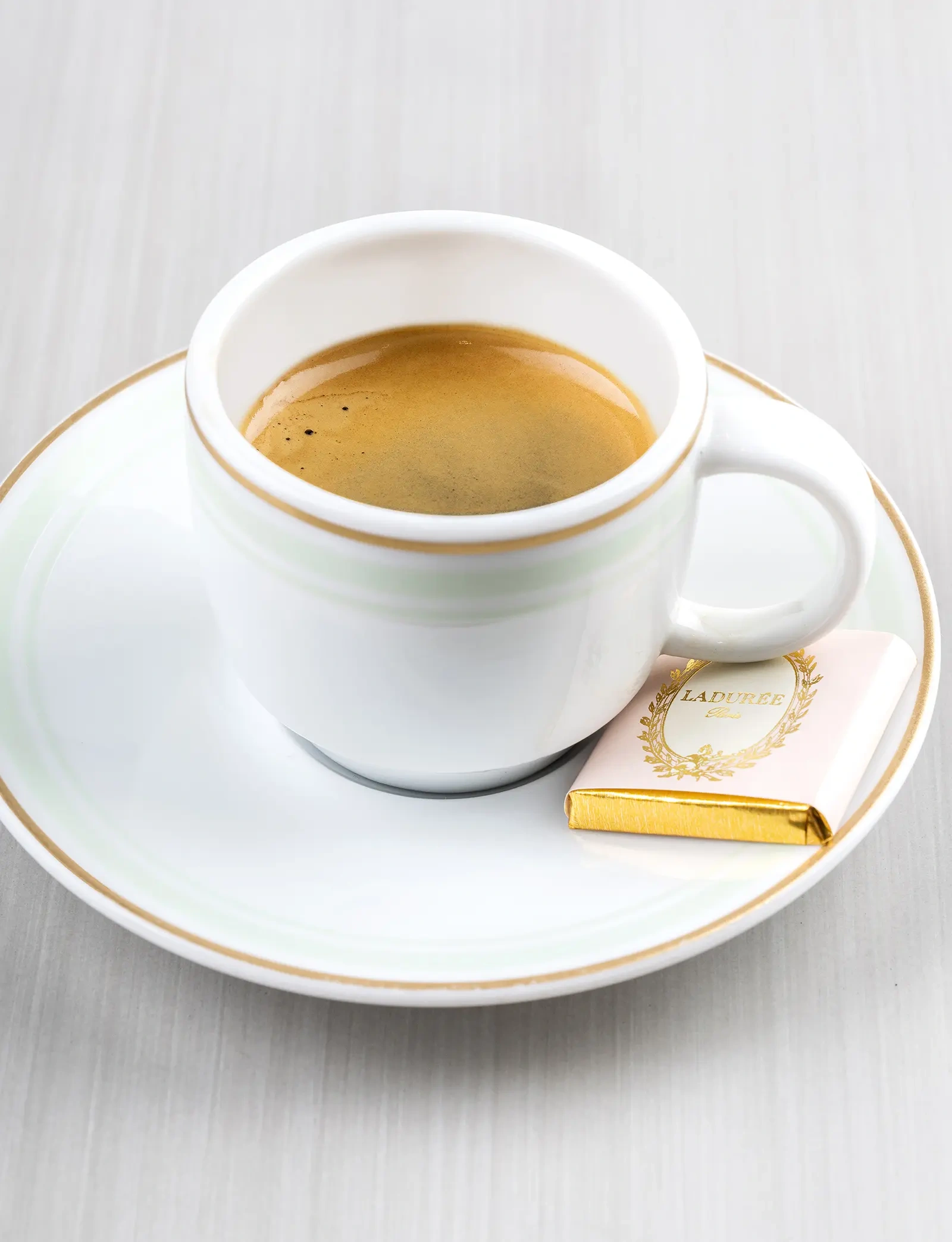 Espresso - beautifully plated and ready to enjoy