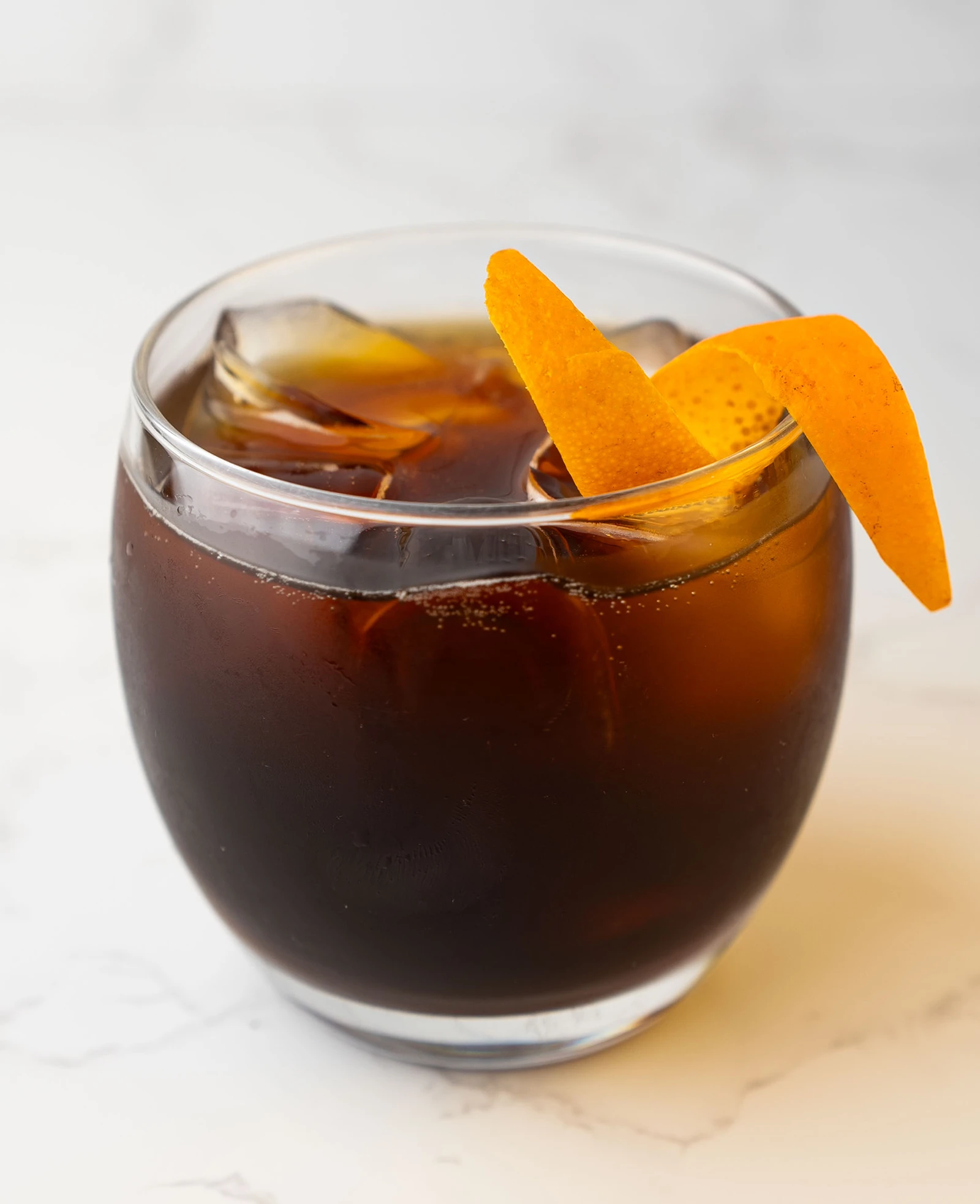 Negroni- beautifully plated and ready to enjoy