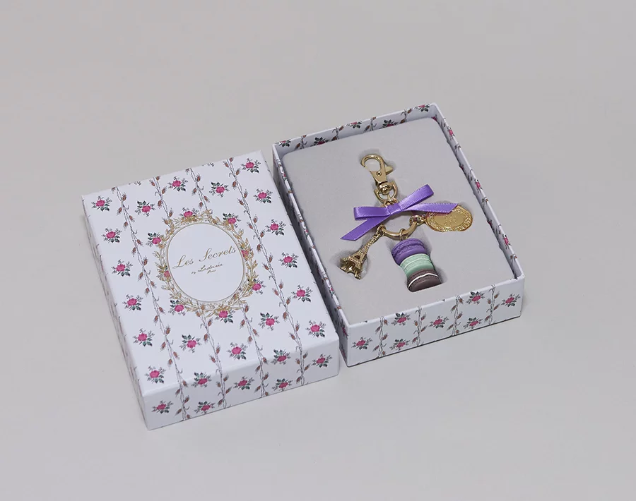 Flower And Wheat Keychain Gallery 1