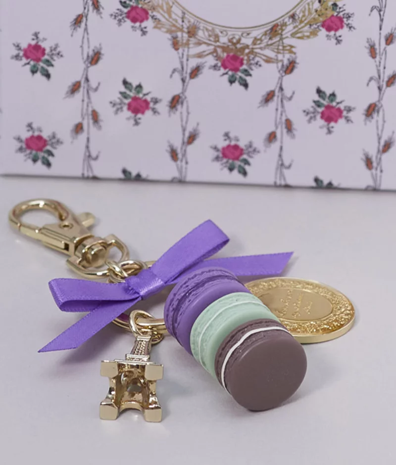 Flower And Wheat Keychain