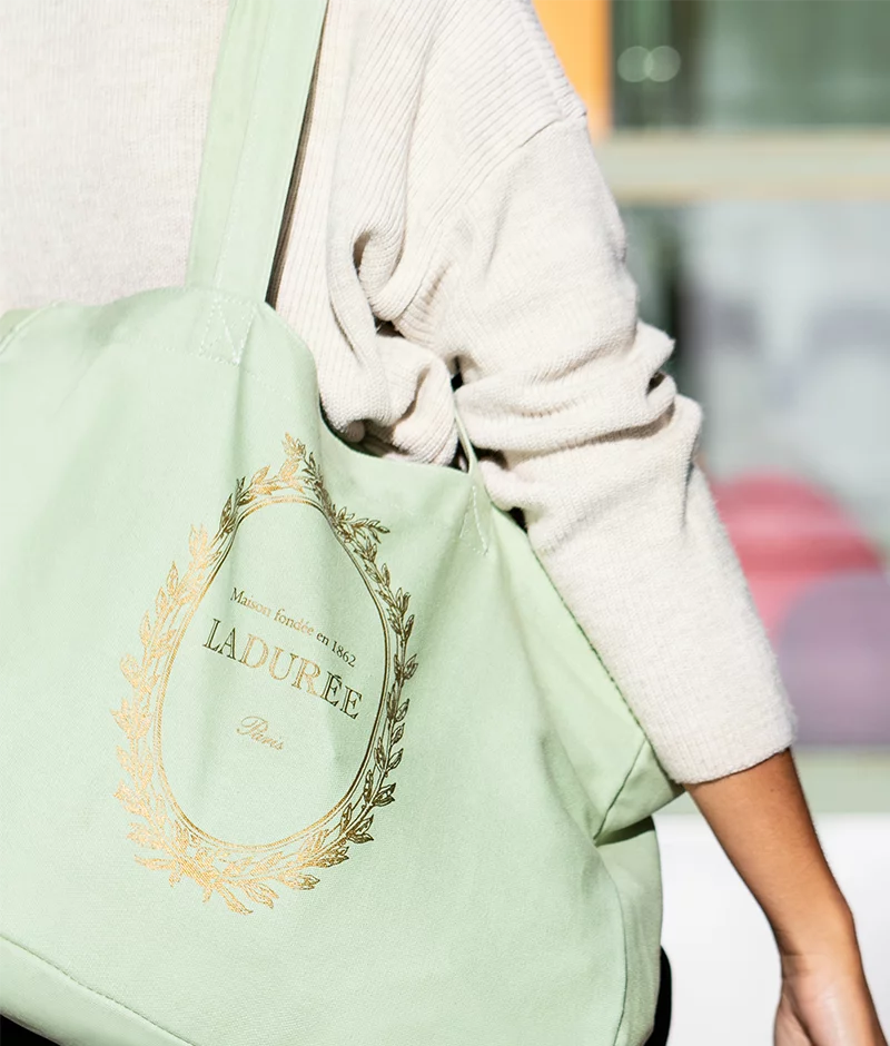 Green Ladurée Tote Bag